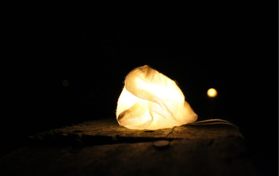 candle on trail