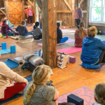 Yoga and forest bathing kalamazoo nature center