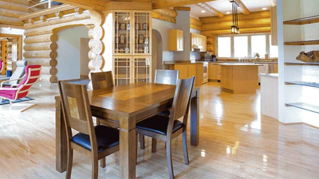 indoor seating area large cabin